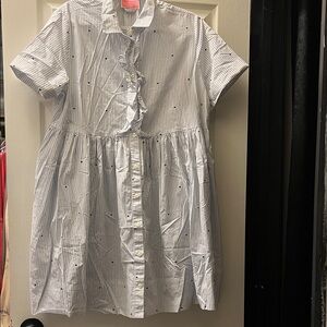 Kate Spade Blue and White Striped Women’s Dress